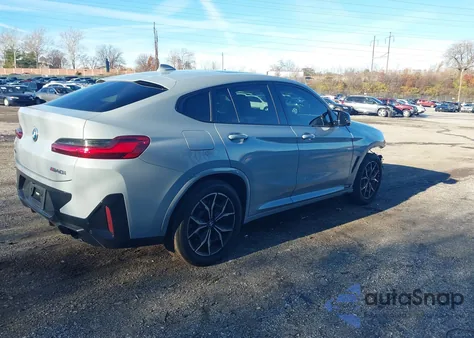 2022 BMW X4 M40I z USA, uszkodzony, nr VIN 5UX43DT01N9L22353